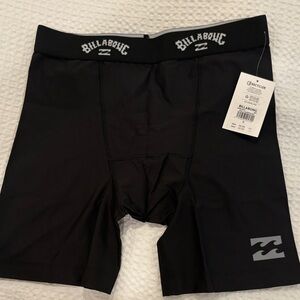 Billabong Black Boxer Briefs with Logo Waistband